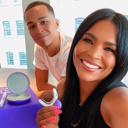 Massai Zhivago Dorsey II promoted the brand Smile Direct Club with his mother Nia Long.